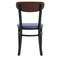Flash Furniture Blue Vinyl Dining Chairs - Walnut Wood Backs, 2PK 2-XU-DG6V5BLV-WAL-GG - alternate 6